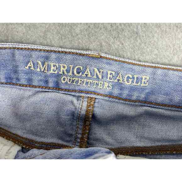 Women's American Eagle Denim Cutoff Skirt Size‎ 2 Light Wash - Picture 3 of 6